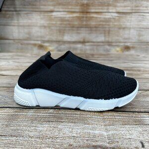 Black Knit Sockfit Walking Shoes Women Size 6 Athletic Comfort Sneakers NEW